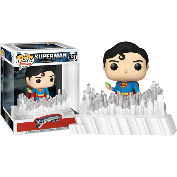 DC Superman the Movie- Superman With Crystal (Fortress of Solitude) Deluxe Funko Pop! Vinyl Figure #537