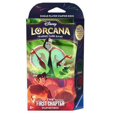 Lorcana Trading Card Game: The First Chapter Starter Deck (Emerald/Ruby)