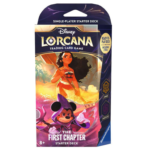 Lorcana Trading Card Game: The First Chapter Starter Deck (Amber/Amethyst)