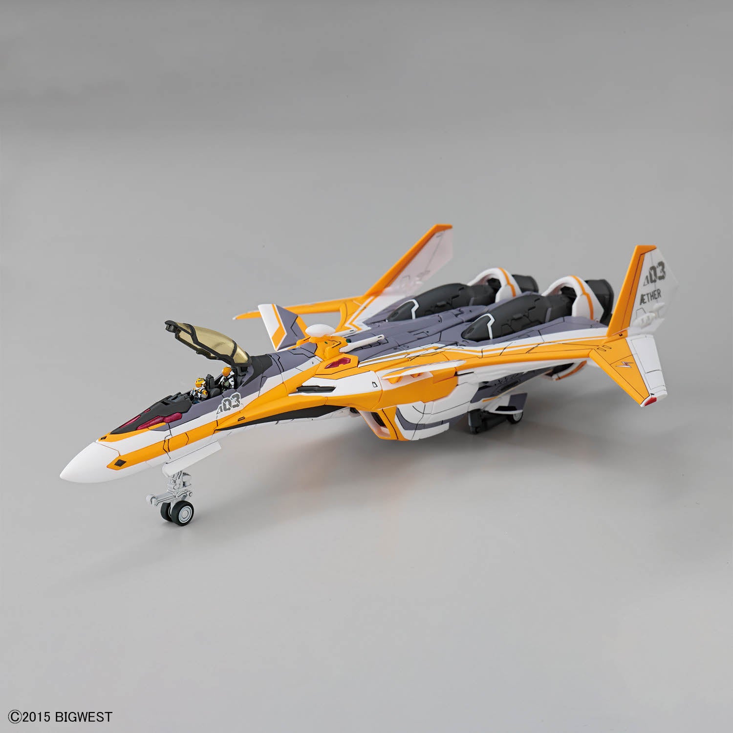 Macross Delta Bandai HG #12 VF-31E Siegfried (Chuck Mustang Custom) 1/100 Scale Model Kit