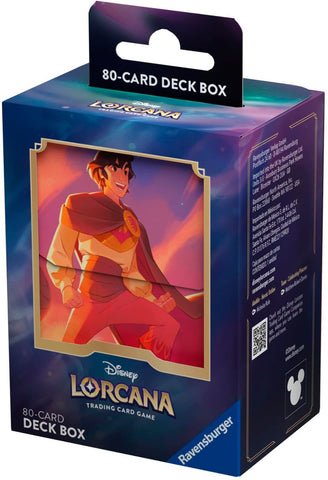 Lorcana TCG: Shimmering Skies Deck Box- Aladdin