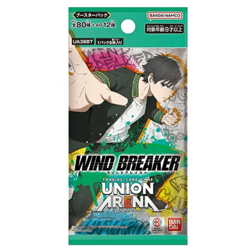 Union Arena Japanese TCG: Wind Breaker (UA38BT) - Booster Pack