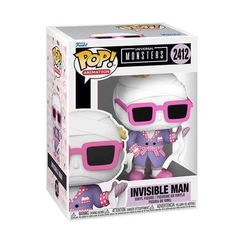 Universal Monsters Animation: Invisible Man Funko Pop! Vinyl Figure #2412
