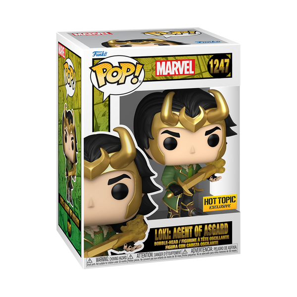 Hot Topic Exclusive Marvel Loki: Agent of Asgard Pop! Vinyl – Lake Hartwell  Collectibles