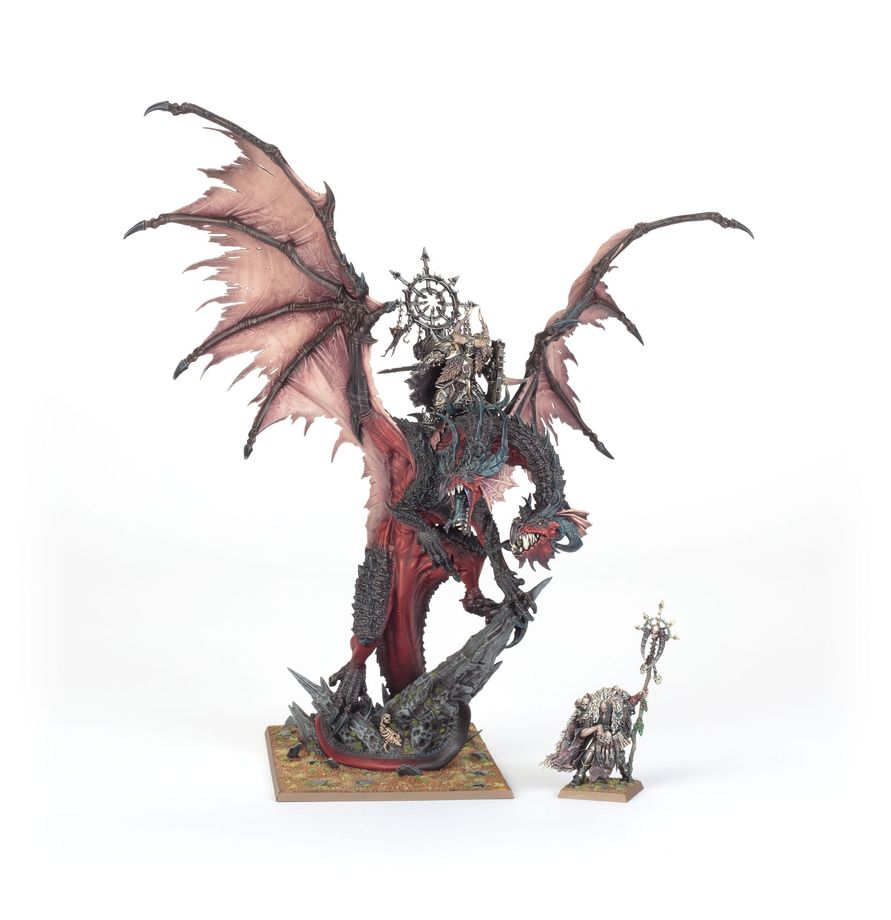 Warhammer : The Old World - Lord/Sorcerer on Chaos Dragon