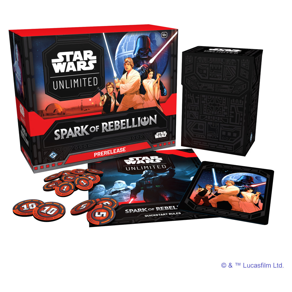 Star Wars: Unlimited - Spark of Rebellion Prerelease Box (Sealed, Pre- –  Lake Hartwell Collectibles