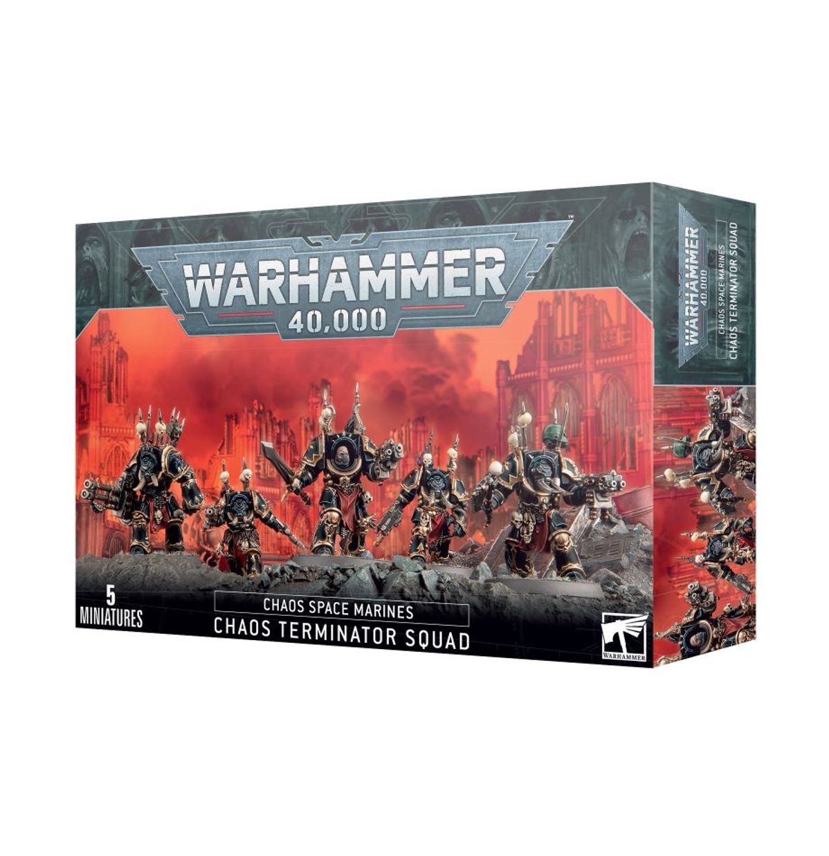 WARHAMMER 40K: Chaos Space Marines Chaos Terminator Squad Set