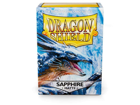 Dragon Shield 100 Standard Card Sleeves - Sapphire Matte