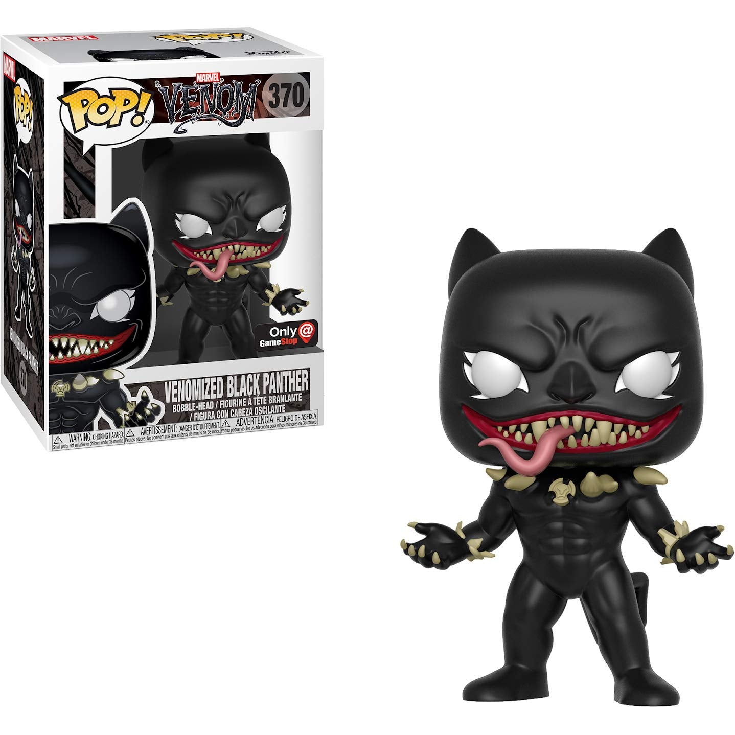 Marvel Venomized Black Panther (Gamestop Exclusive) Funko Pop! Vinyl Bobble-Head Figure #370