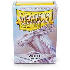 Dragon Shield: Standard Card Sleeves - WHITE Matte (100ct)