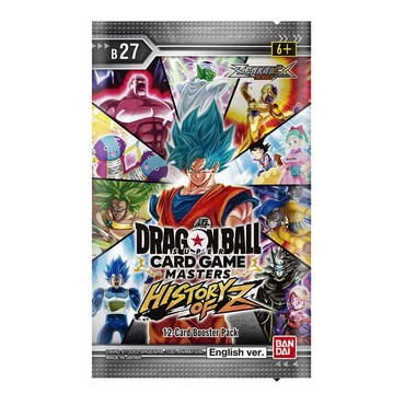 Dragon Ball Super Card Game Masters TCG: History of Z - B27 - Booster Pack