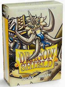 Dragon Shield Matte Japanese Sleeves - Ivory (60-Pack) - Dragon Shield Card Sleeves