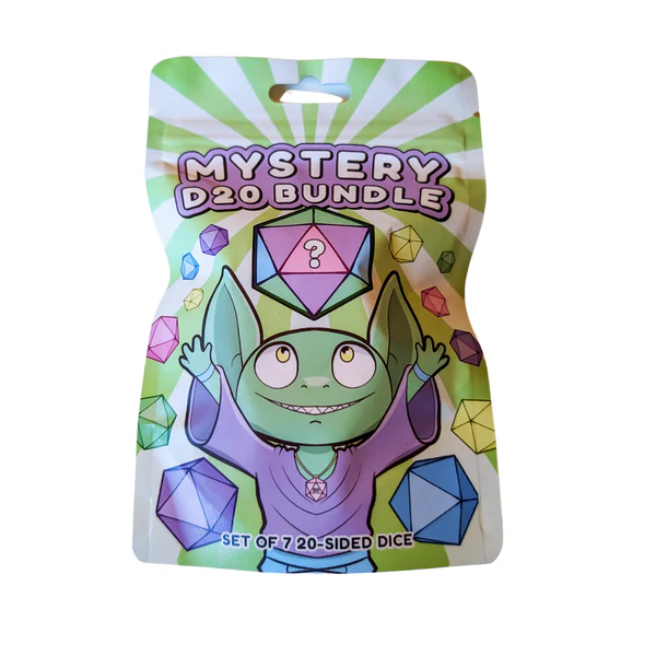 Mystery Dice Goblin- D20 Mystery Dice Bag