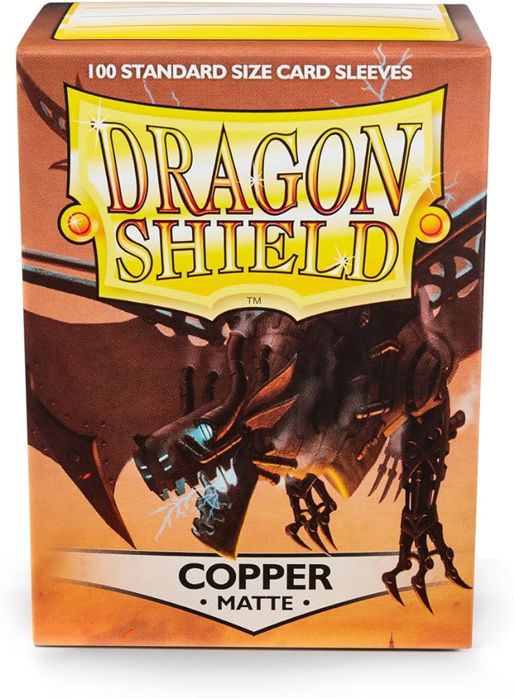 Dragon Shield: Standard Card Sleeves - COPPER Matte (100ct)