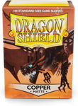 Dragon Shield 100 Standard Card Sleeves - Copper Matte