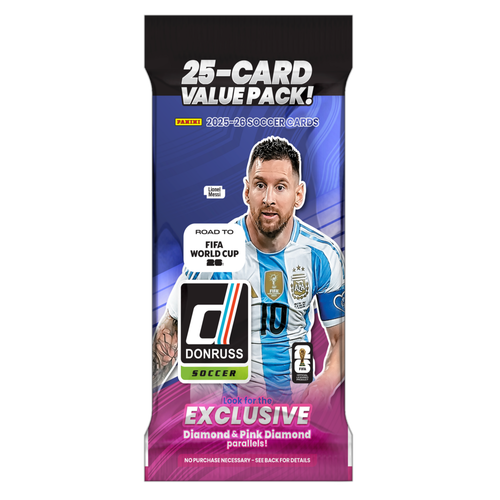 2025-26 Panini Donruss Road To The 2026 FIFA World Cup Value Pack