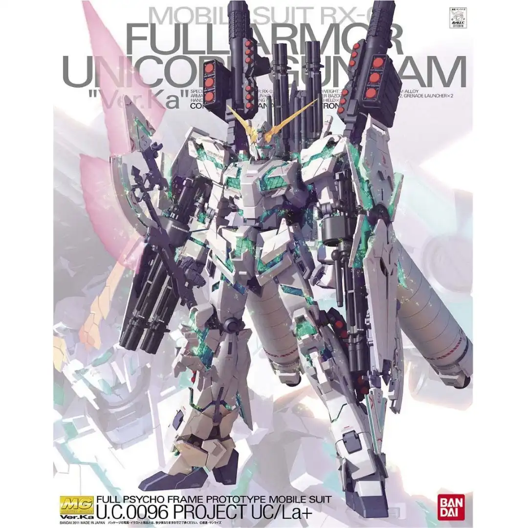 Bandai Gundam MG 1/100 RX-0 Full Armor Unicorn Gundam Ver. Ka Model Kit