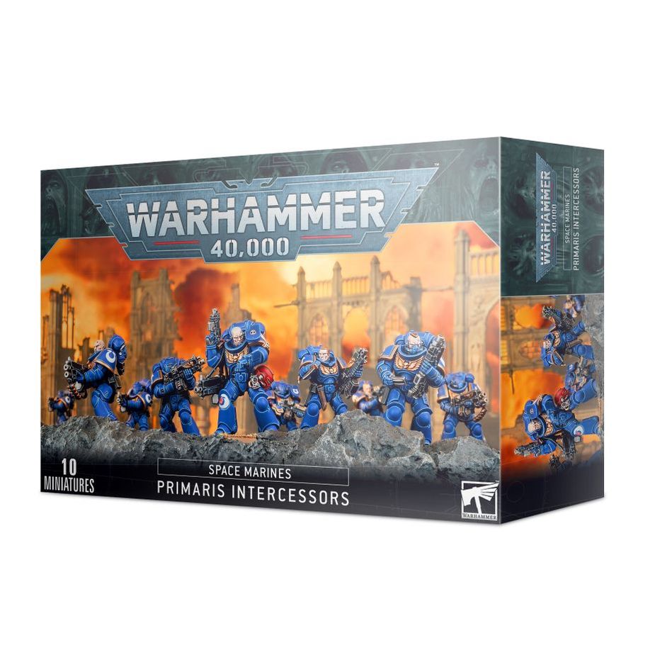 WARHAMMER 40K: Space Marines Primaris Intercessors Set