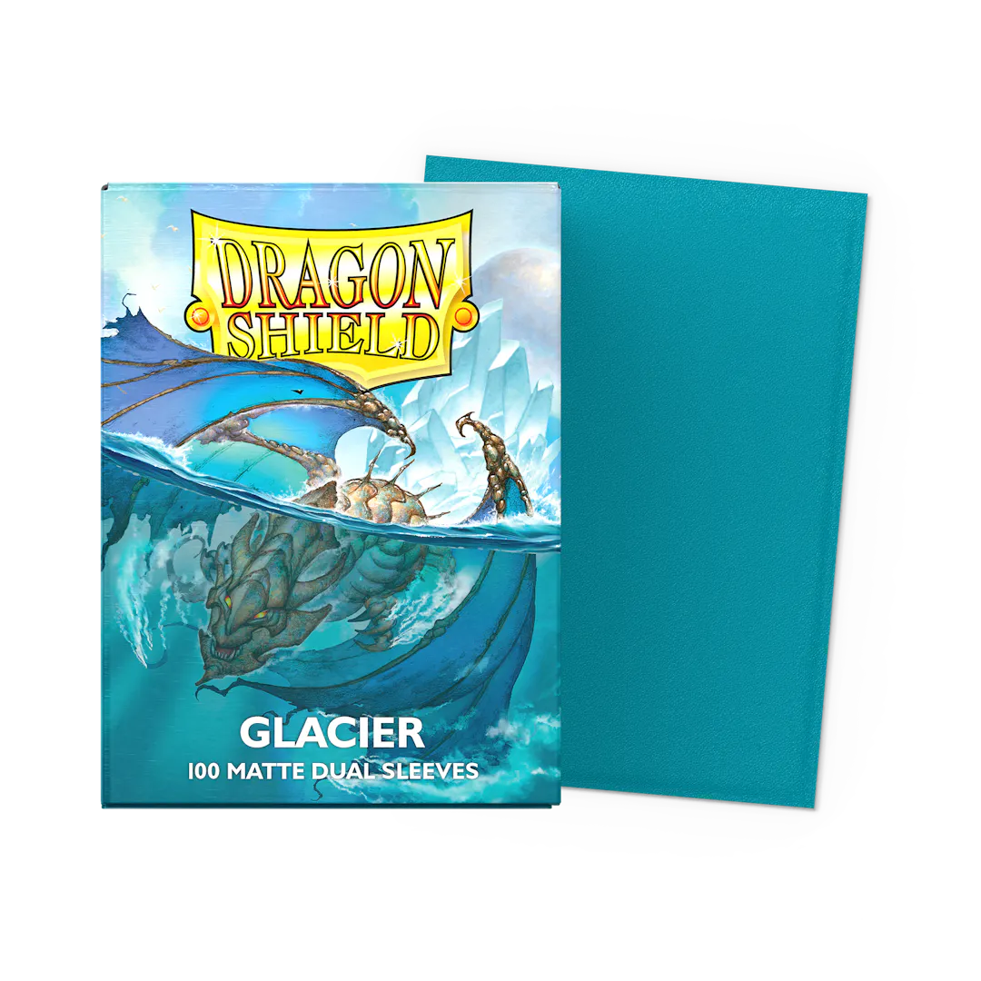 Dragon Shield: Matte Dual Standard Sleeves - GLACIER (100ct)