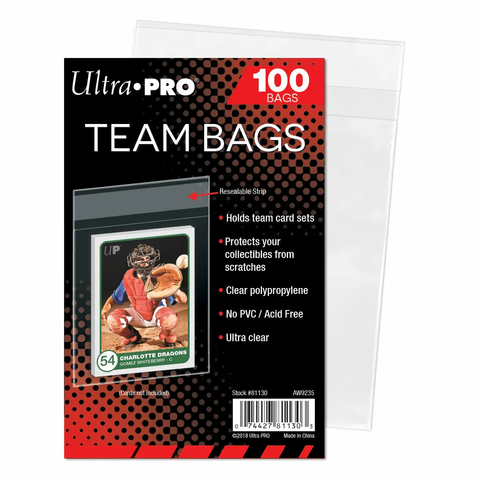 Ultra Pro Resealable Team Bags (100 Pk)