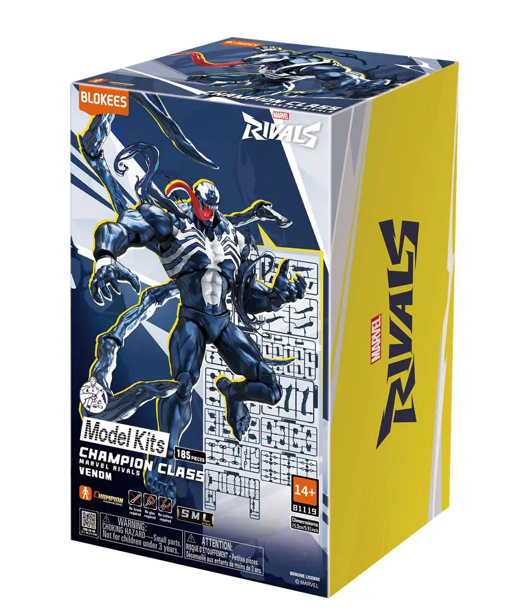 Blokees Champion Class Marvel Rivals Venom Model Kit