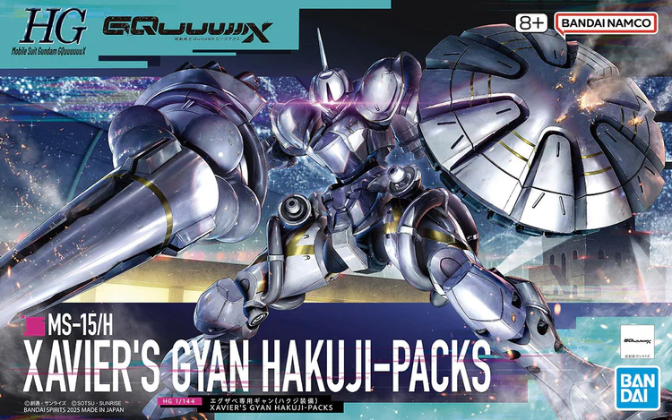 Bandai Gundam HG 1/144 Xavier's Gyan Hakuji-Packs Model Kit
