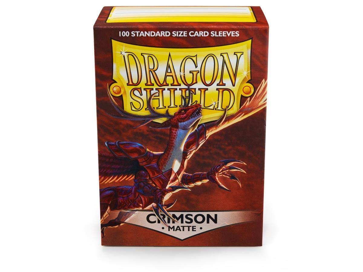 Dragon Shield: Standard Card Sleeves - CRIMSON Matte (100ct)
