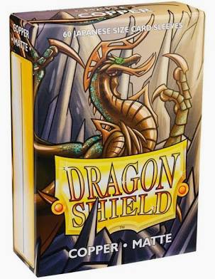 Dragon Shield Matte Japanese Sleeves - Copper (60-Pack) - Dragon Shield Card Sleeves