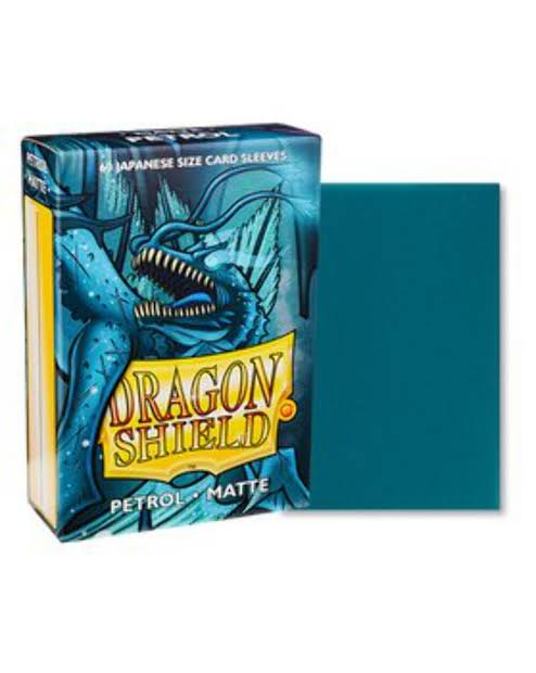 dragon shield petrol 60 count Japanese size