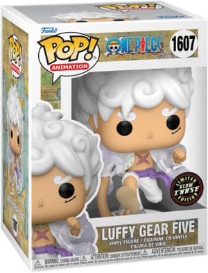 CHASE One Piece Luffy Gear Five Funko Pop! Limited Edition Glow Chase Vinyl Figure #1607