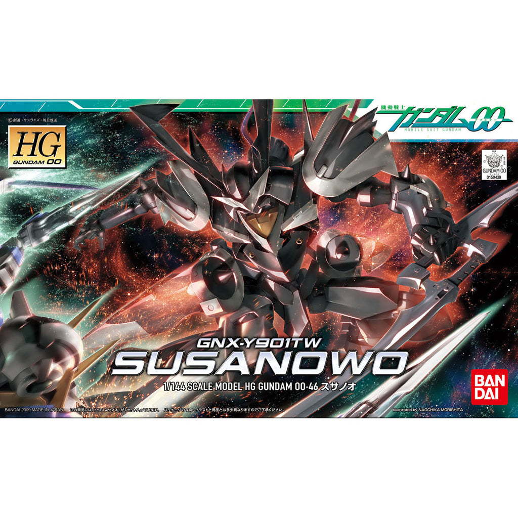 BANDAI Mobile Suit Gundam 00: GNX-Y901TW Susanowo HG 1:144 Model Kit