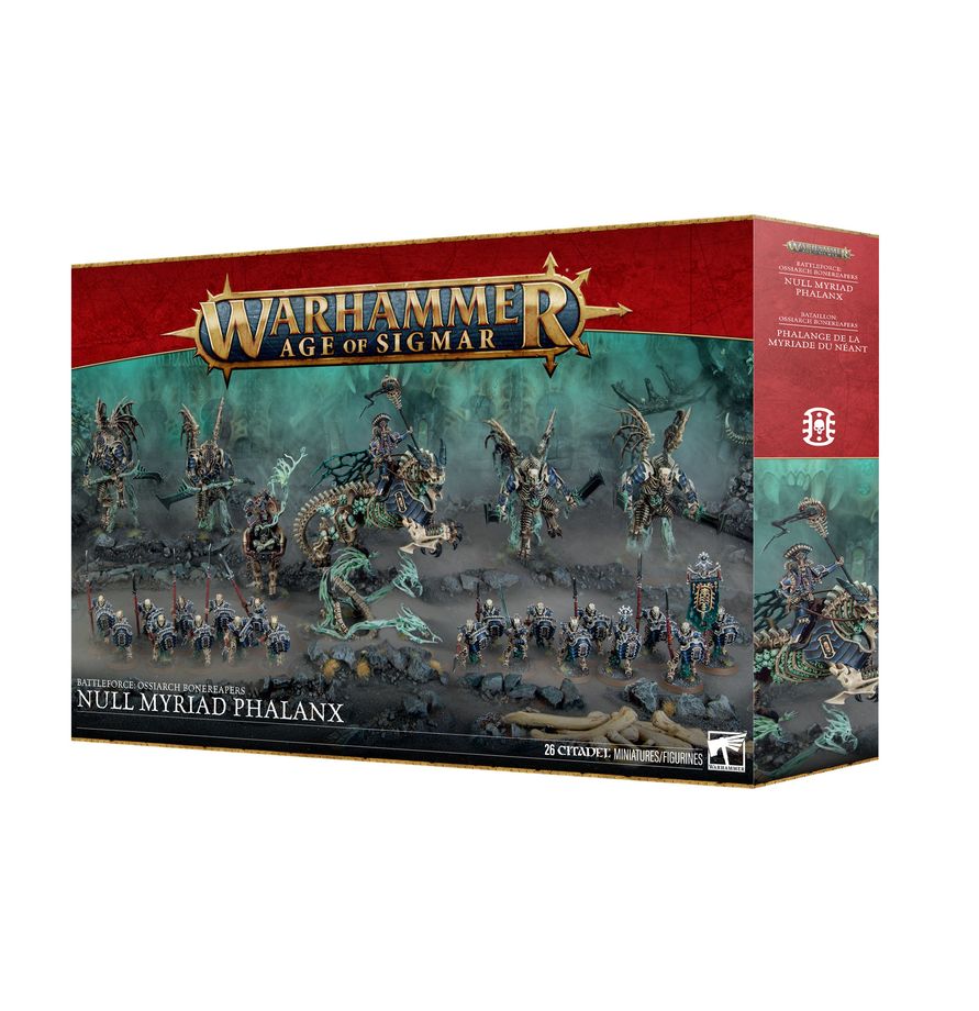 Warhammer Age of Sigmar- Battleforce: Ossiarch Bonereapers – Null Myriad Phalanx