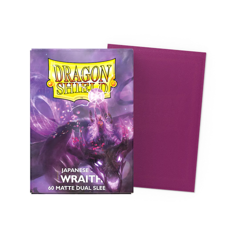 Dragon Shield: Wraith - Matte Dual Sleeves - Japanese Size Sleeves (60ct)