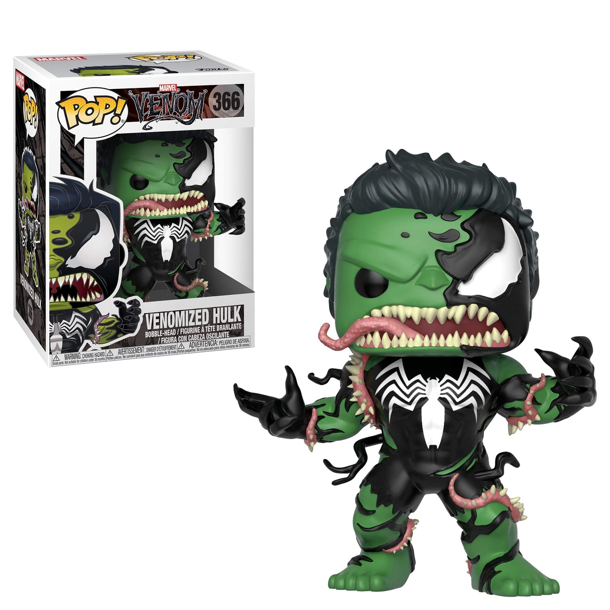 Marvel Venomized Hulk Funko Pop! Vinyl Bobble-Head Figure #366