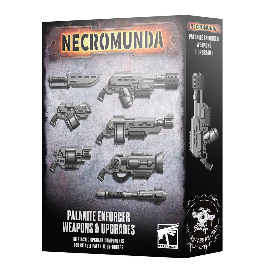 Warhammer- Necromunda: Palanite Enforcer Weapons & Upgrades
