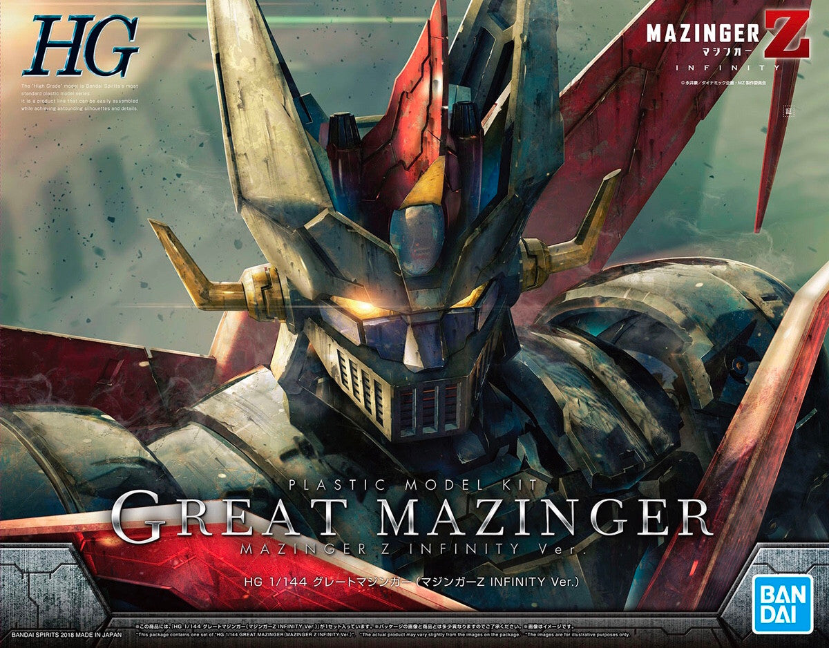 Bandai HG 1/144 Great Mazinger Mazinger Z Infinity Ver. Model Kit