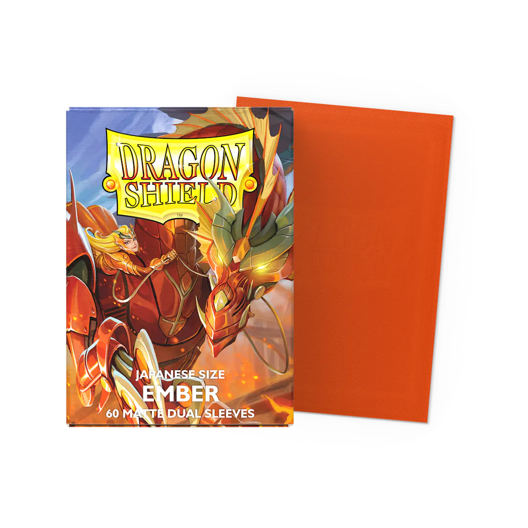 Dragon Shield: Matte Dual Japanese Sleeves - EMBER (60ct)