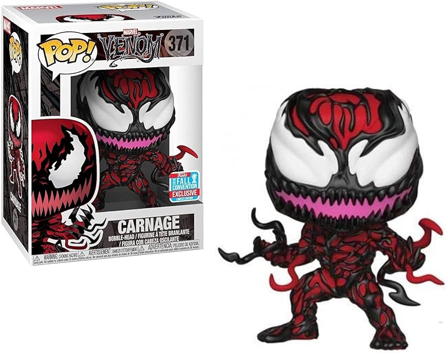 Marvel Carnage (2018 Fall Con Exclusive) Funko Pop! Vinyl Bobble-Head Figure #371