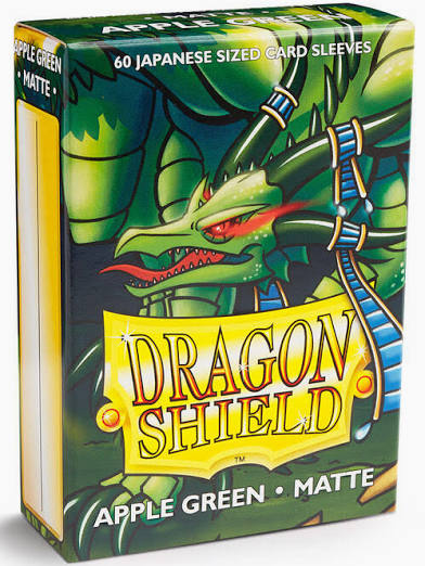 Dragon Shield Matte Japanese Sleeves - Apple Green (60-Pack) - Dragon Shield Card Sleeves