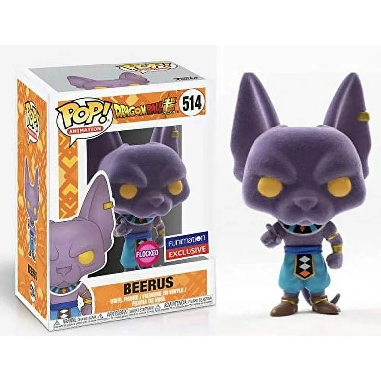 Dragonball Super Beerus Flocked (Funimation Exclusive) Funko Pop! Vinyl Figure #514