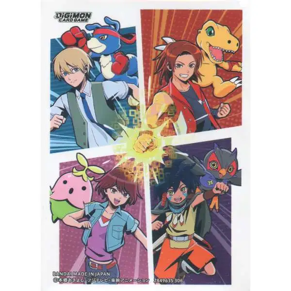 card sleeves digimon Game These Sleeves come in packs of 60 designed to meet tournament regulation standards Bandai - Digimon Card Game