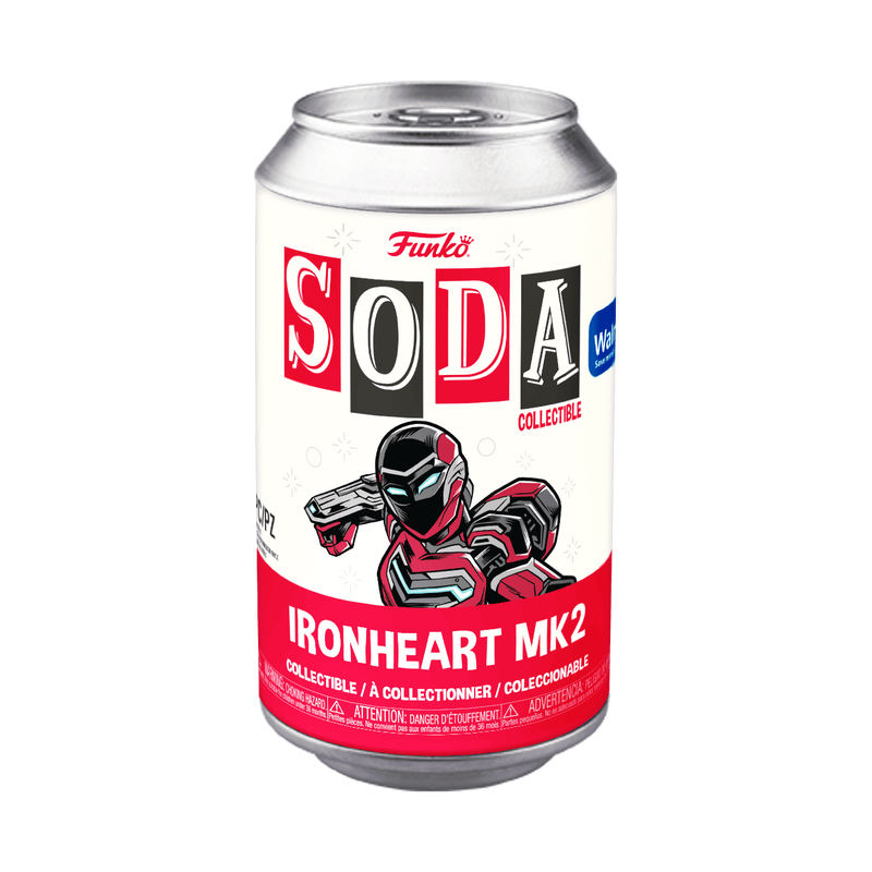 VINYL SODA WALMART EXCLUSIVE MARVEL IRONHEART MK2 W/ CH VINYL FIG