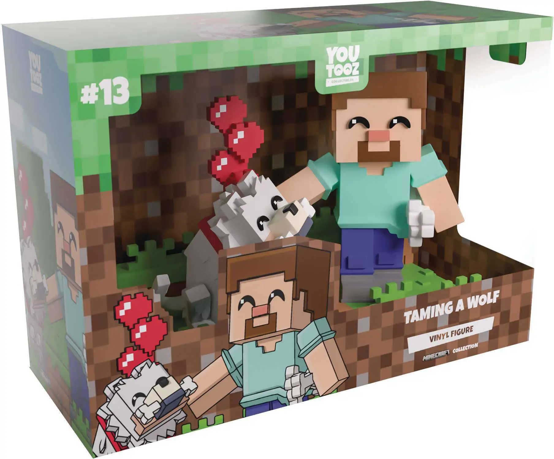 Youtooz: Minecraft- Taming a Wolf Vinyl Figure