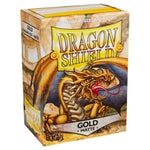 Dragon Shield 100 Standard Card Sleeves - Gold Matte