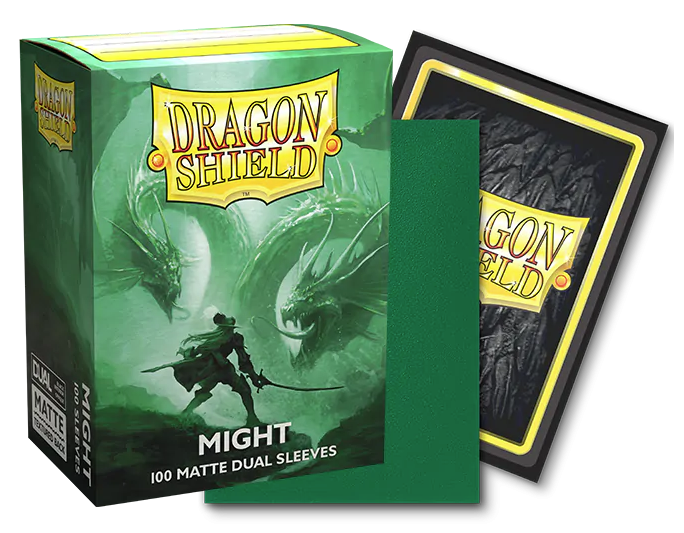 Dragon Shield Matte Dual Standard Sleeves: MIGHT (100ct)
