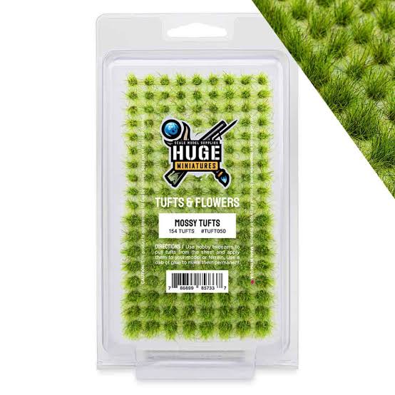 Huge Miniatures Tufts & Flowers: Mossy Tufts