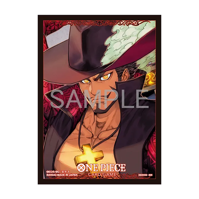 Bandai One Piece Card Game - Official Card Sleeve 13 - Dracule Mihawk