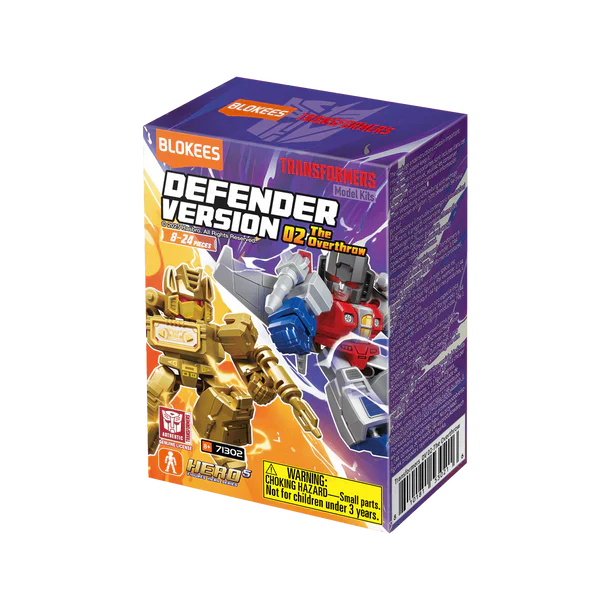 Blokees Transformers Defender Version 02 The Overthrow Blind Box