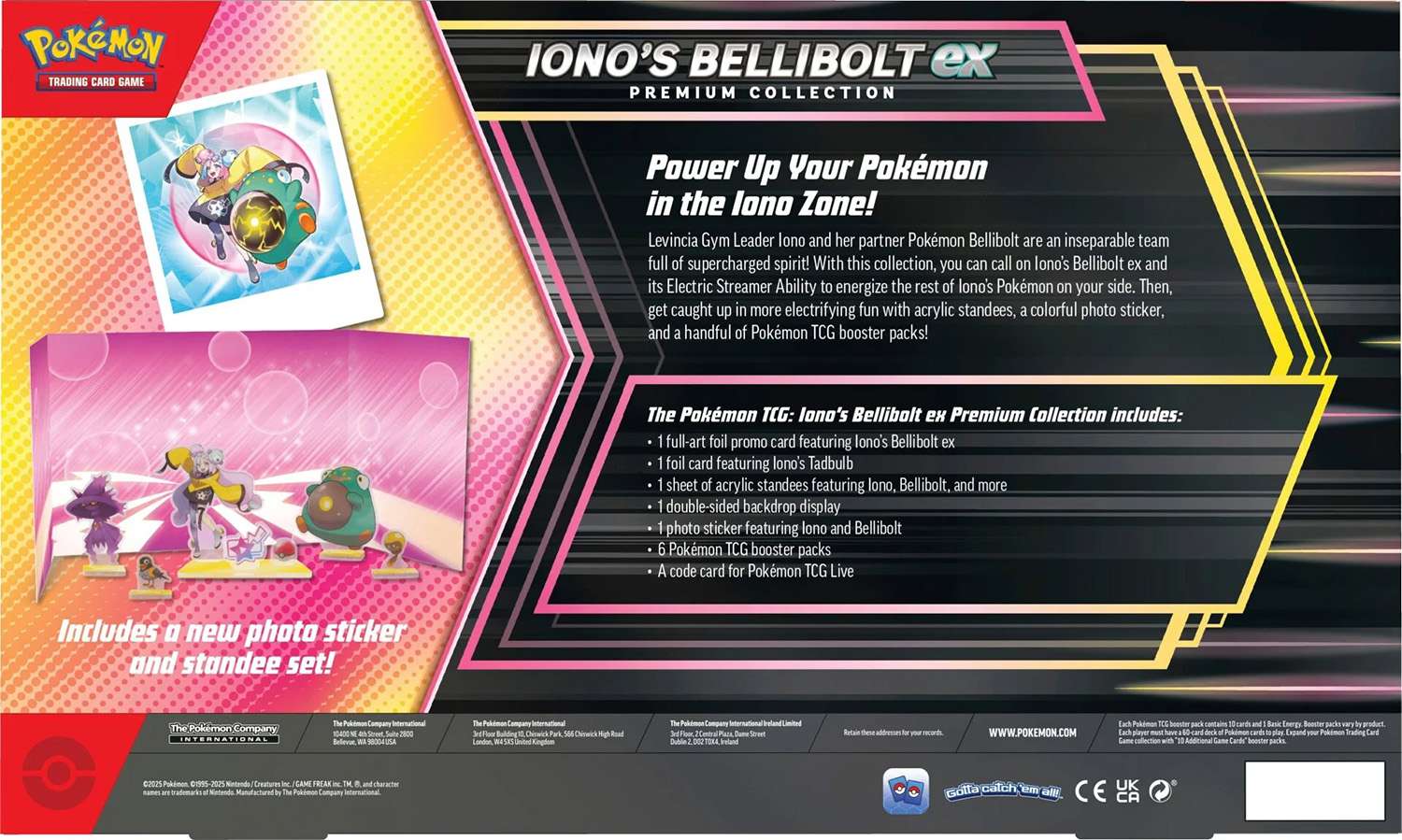 Pokemon Iono’s Bellibolt ex Premium Collection