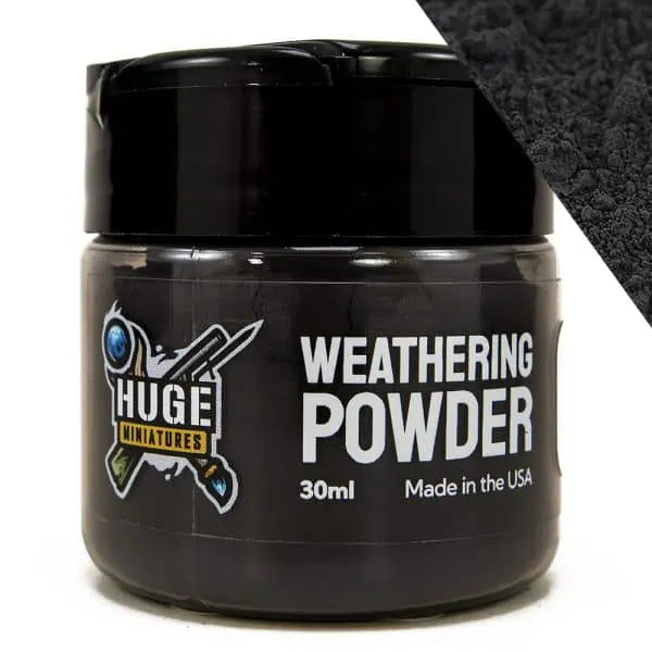 Huge Miniatures Weathering Powder: Jet Black